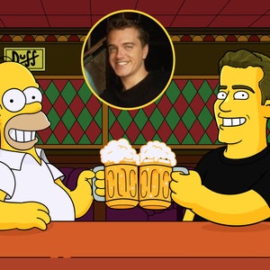 Aangepast Simpson Portret, Simpson Bar Karikatuur Tekening, Draai me geel, gepersonaliseerde digitale portret, verjaardag verjaardag cadeau ideeën.