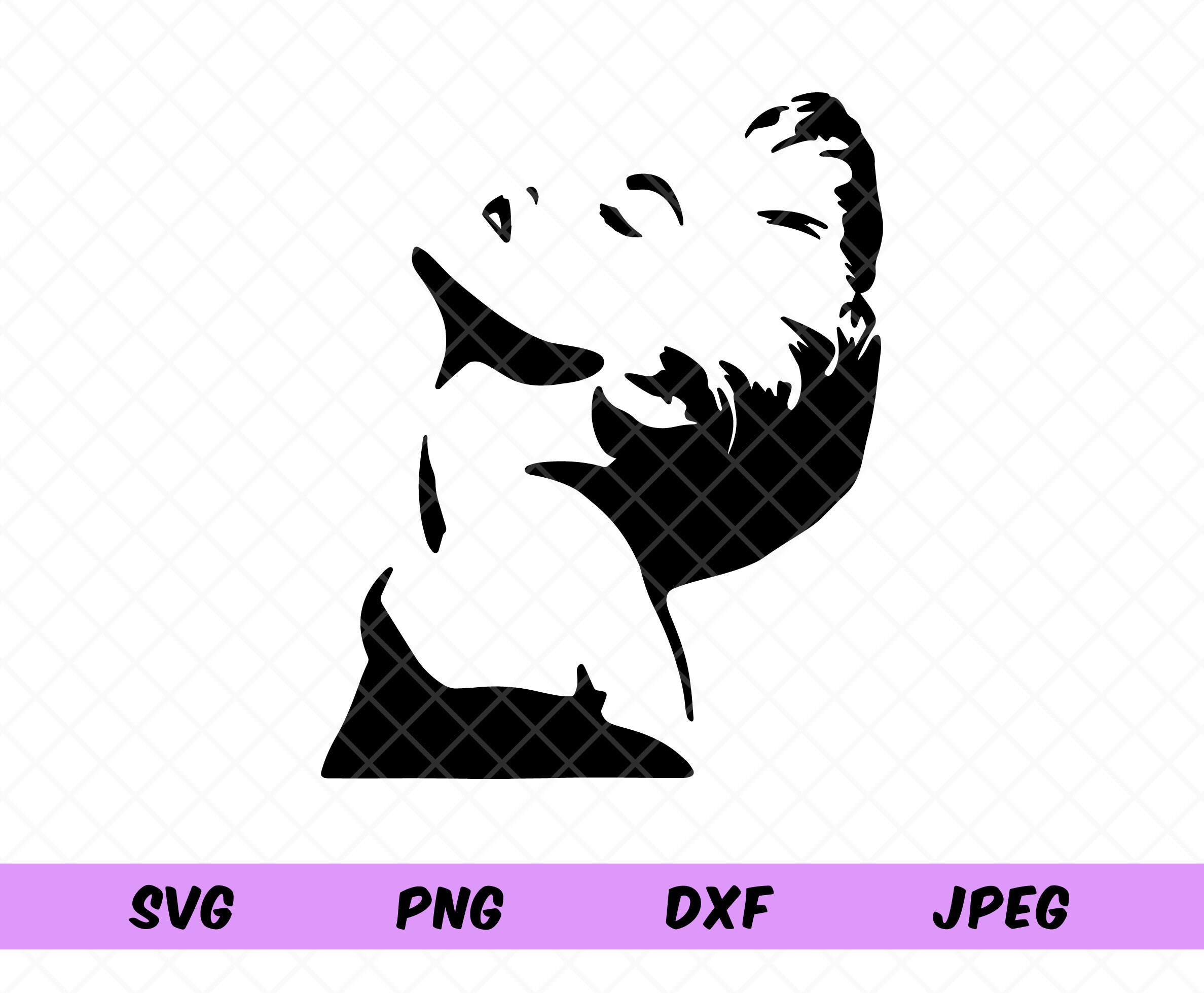 Madonna Svg Stencil Portrait Madonna Silhouette Madonna - Etsy México
