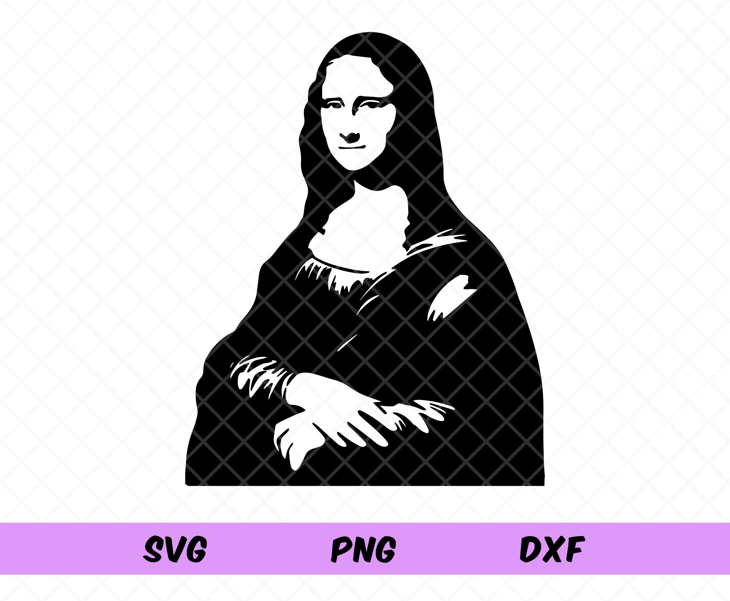 mona lisa stencil