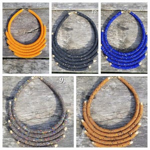 Beaded handmade necklace,Zulu necklace, Multi color necklace, African necklace, Beaded jewelry, Maasai necklace