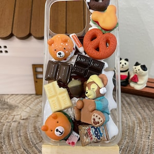 3D Handmade Cute Phone Case - Bears and cookies