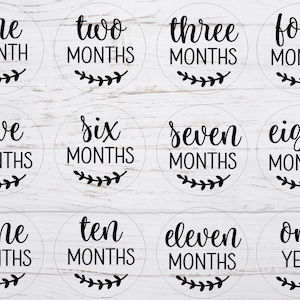 Baby Mijlpaal Rondes SVG, Baby Rondes SVG PNG, Glowforge Baby Cricut Silhouette Cut Files svg, Mijlpaal svg