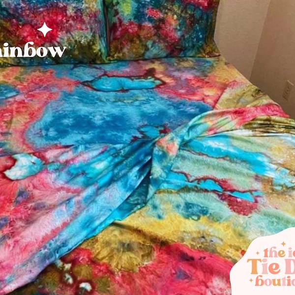 Tie Dye Bedding Etsy