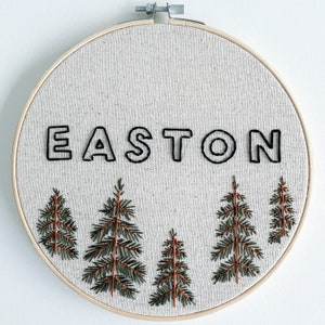 Custom Name Hoop - Forrest