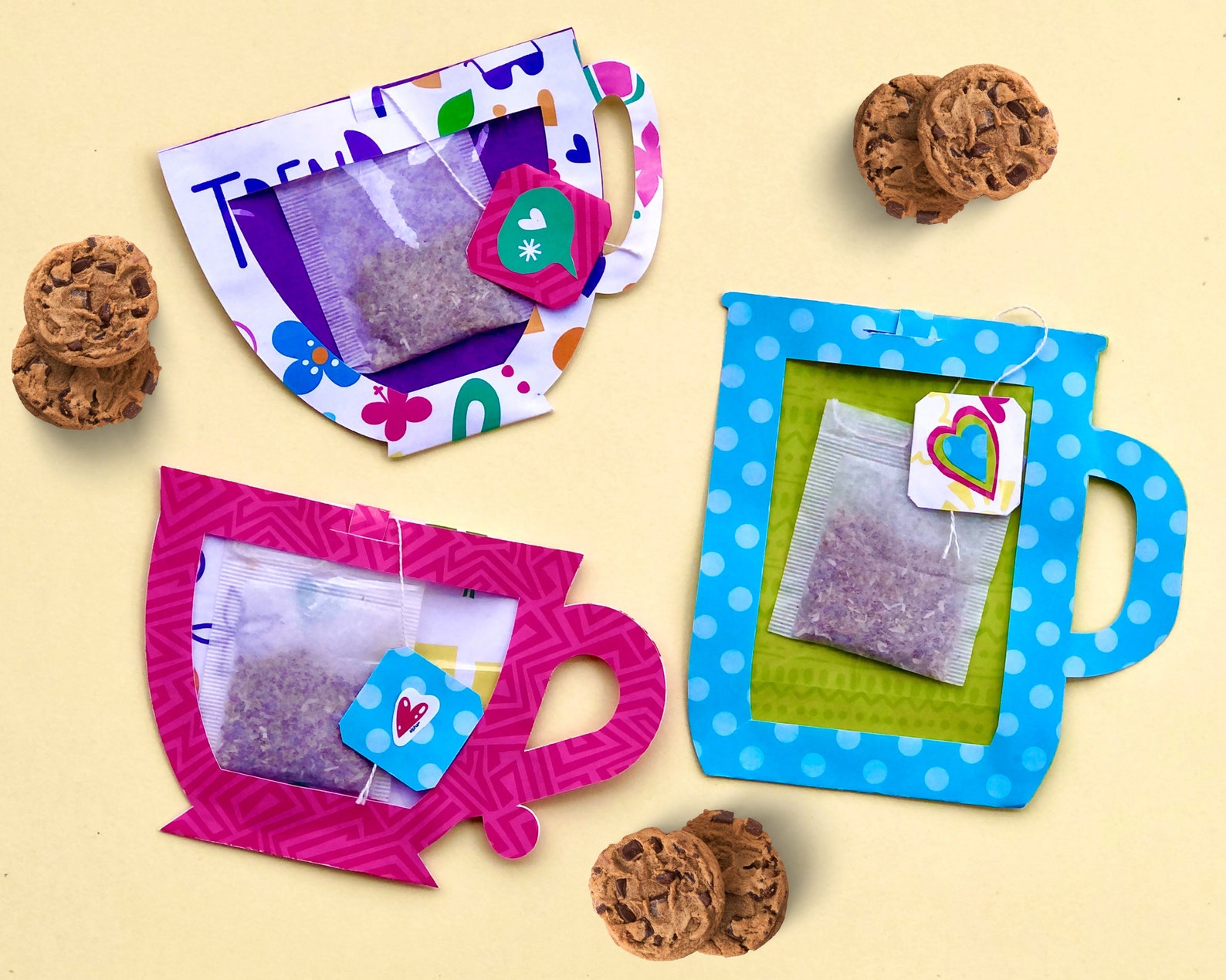 Tea Bag Holders SVG. Get This Coffee Tea Cup Bundle Perfect Etsy