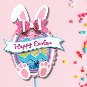 Gâteau de Pâques SVG. Réalisez de jolies décorations printanières avec ce shaker de Pâques SVG. Cliquez pour en savoir plus !