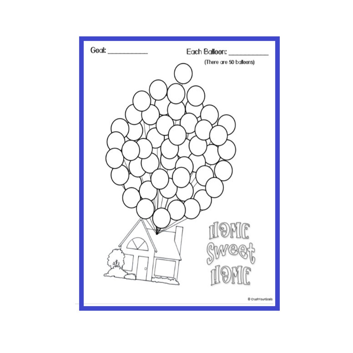 House Down Payment Saving Chart Mortgage Payoff Debt Tracker Progress