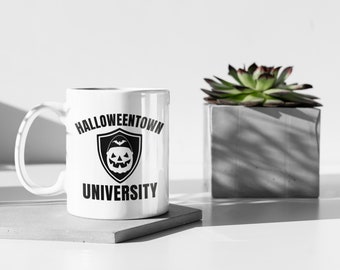 Hallowee Coffee Mug, Halloweentown Mug, White glossy mug, Ceremic Coffee Mug, 11 oz Mug, 15 oz Mug, Cute Mugs For Women, Autumn Coffee Mug