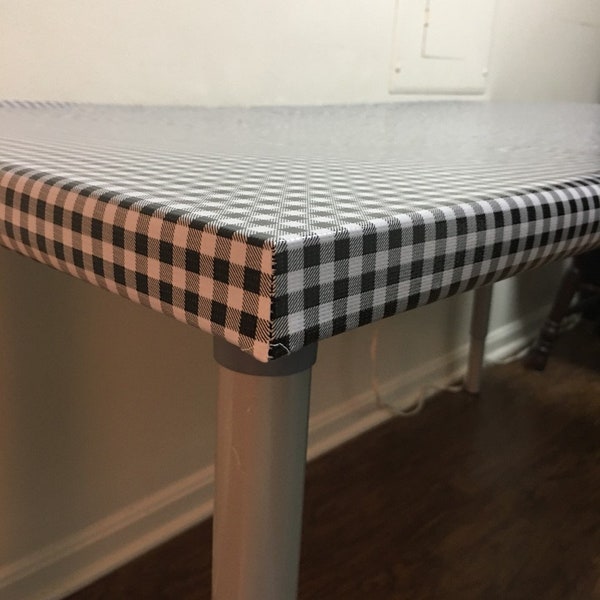 Fitted Vinyl Tablecloth Etsy