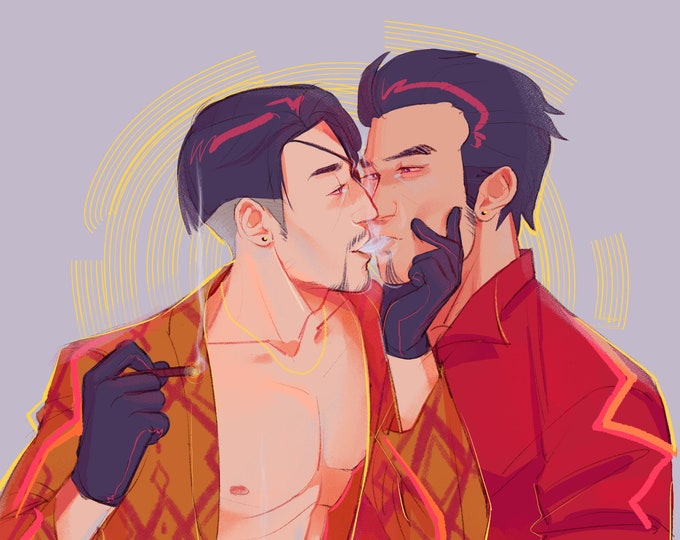 KAZUMAJI Shotgun Kiss 4.25 x 5.5 Etsy