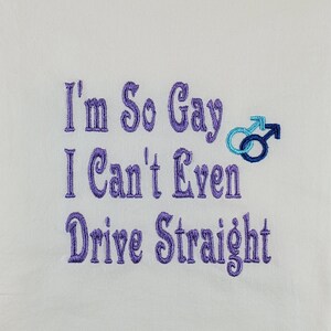 Anley I'm So Gay I Can't Even Drive Straight Car Magnet Signs - Reflective Truck & Vehicle Bumper Sticker - Lgbt Gay Pride Magnetic Decal - Set of 3