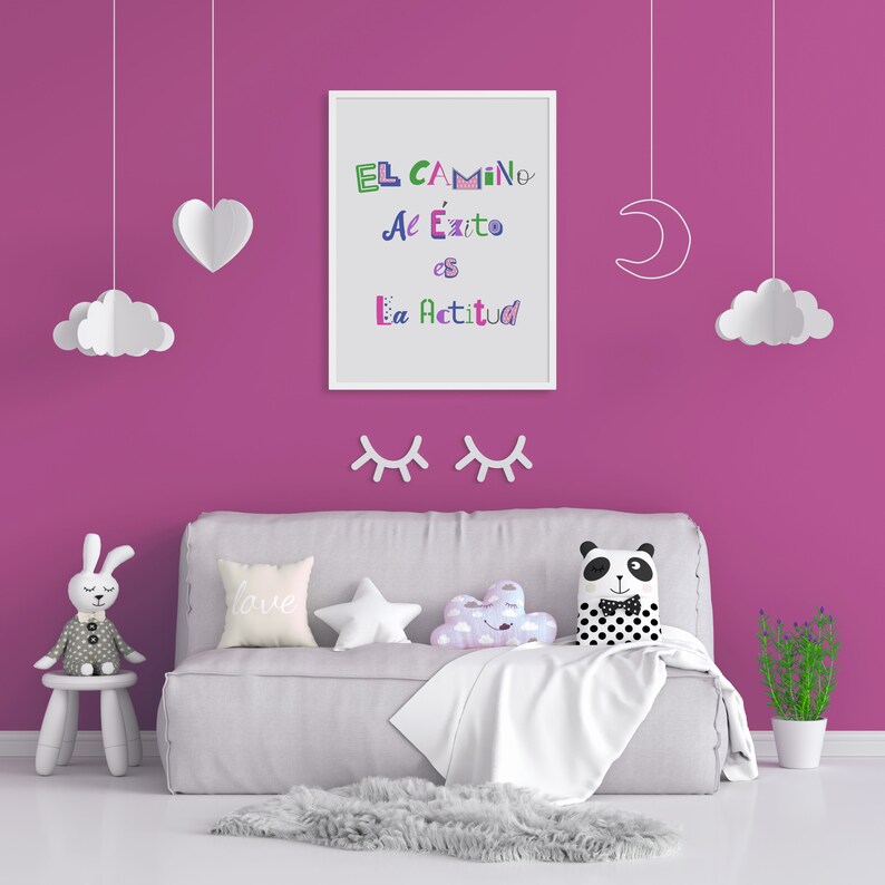 Printable Spanish Quote Digital Wall Art Nursery Poster Etsy