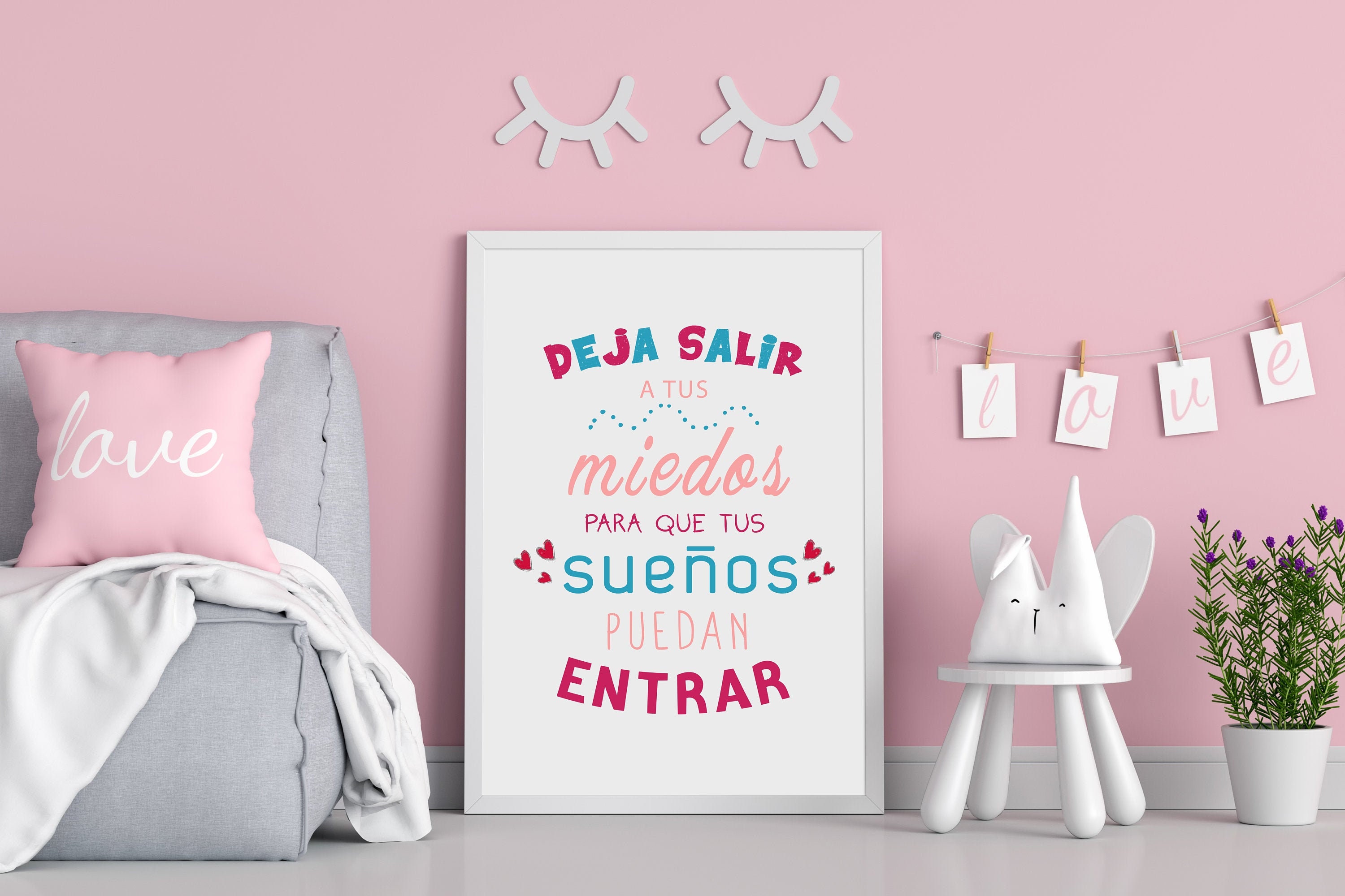 Printable Spanish Quote Digital Wall Art Nursery Poster Etsy
