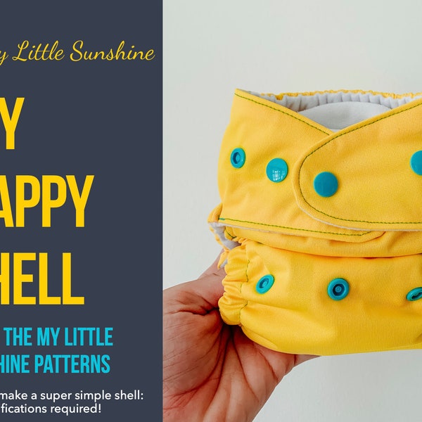 DIY Nappy & Inserts - INSTRUCTIONS ONLY - no pattern included