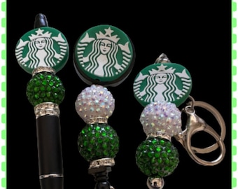 Starbucks Beaded Pen