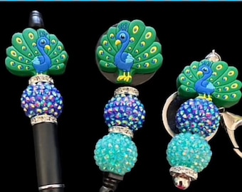 Peacock Beaded Pen