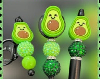 Avocado Beaded Pen