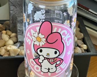 Mi Melodía 16 Oz Glass Cup