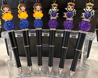 Snow White And Evil Queen Beaded Pens