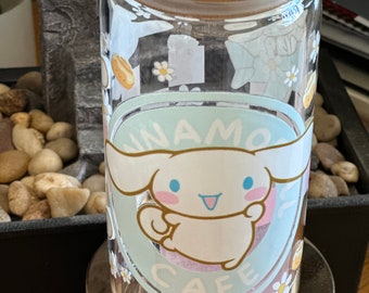 Cinamon Coffee 10 Oz Glass Cup
