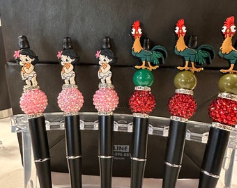 Stylos à bille Moana et Hei Hei