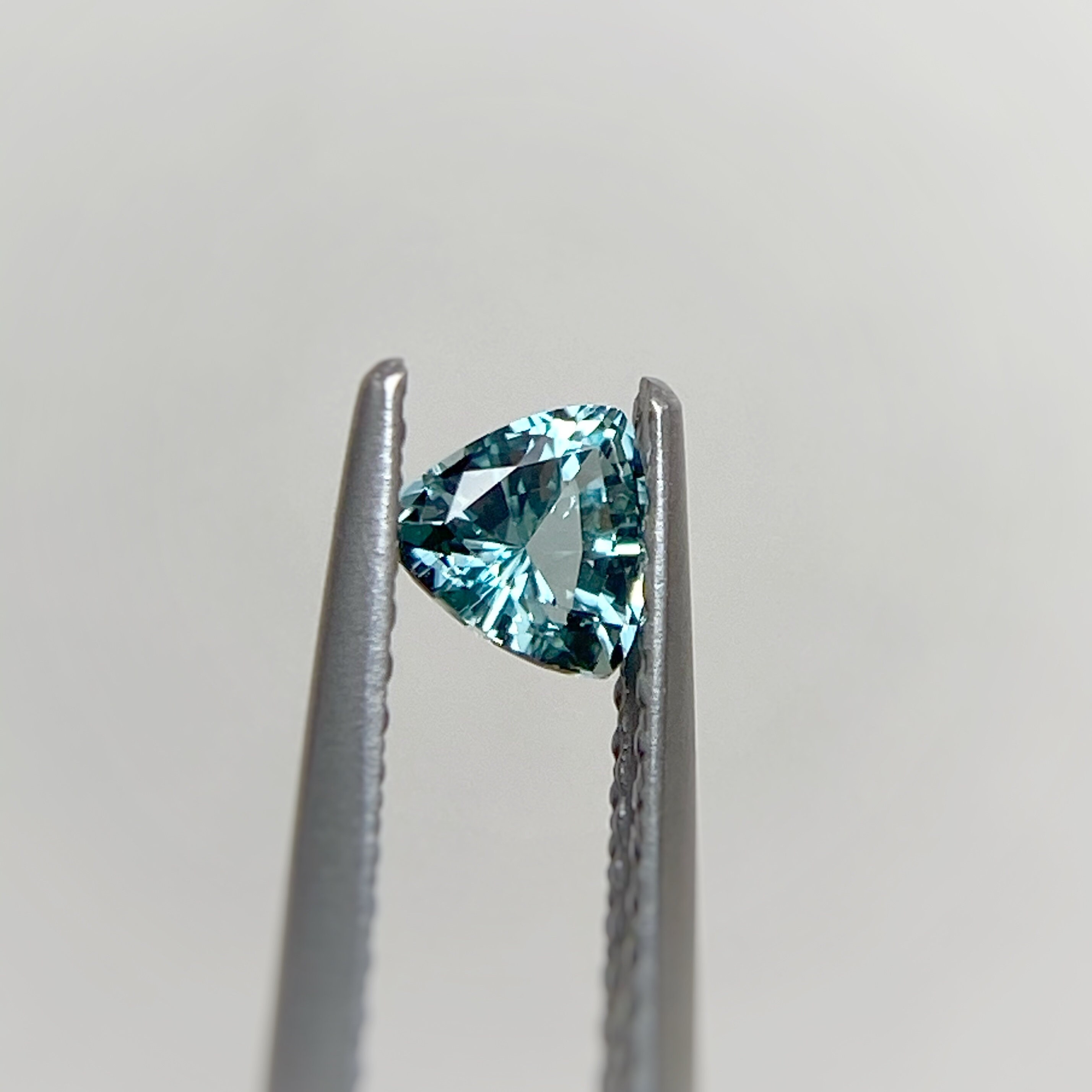 Aqua Tourmaline 0.31 Ct 4.5mm Trillion Tourmaline Aqua Blue Etsy