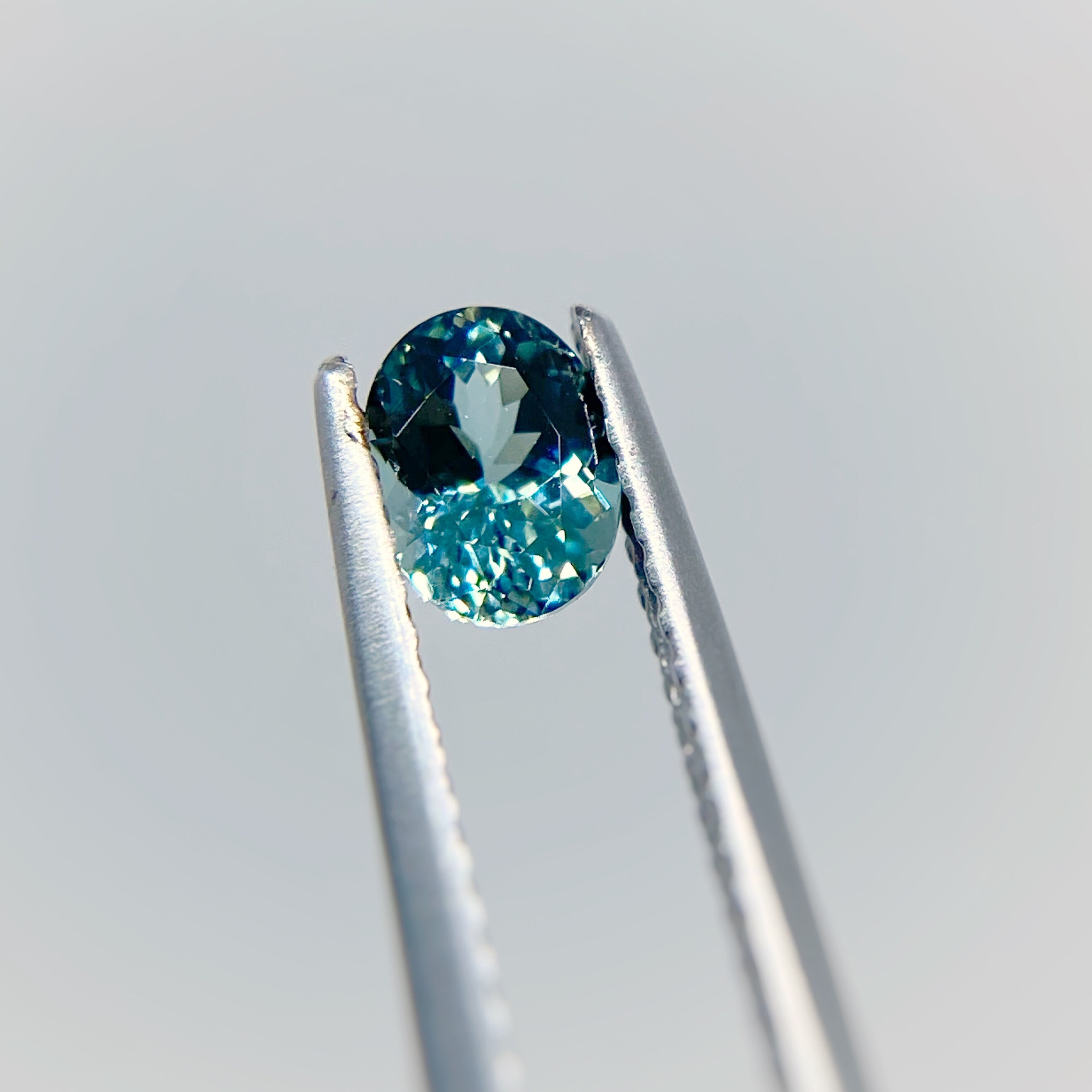 Aqua Tourmaline 0.55 ct 5x4mm Oval Tourmaline Aqua Blue Etsy
