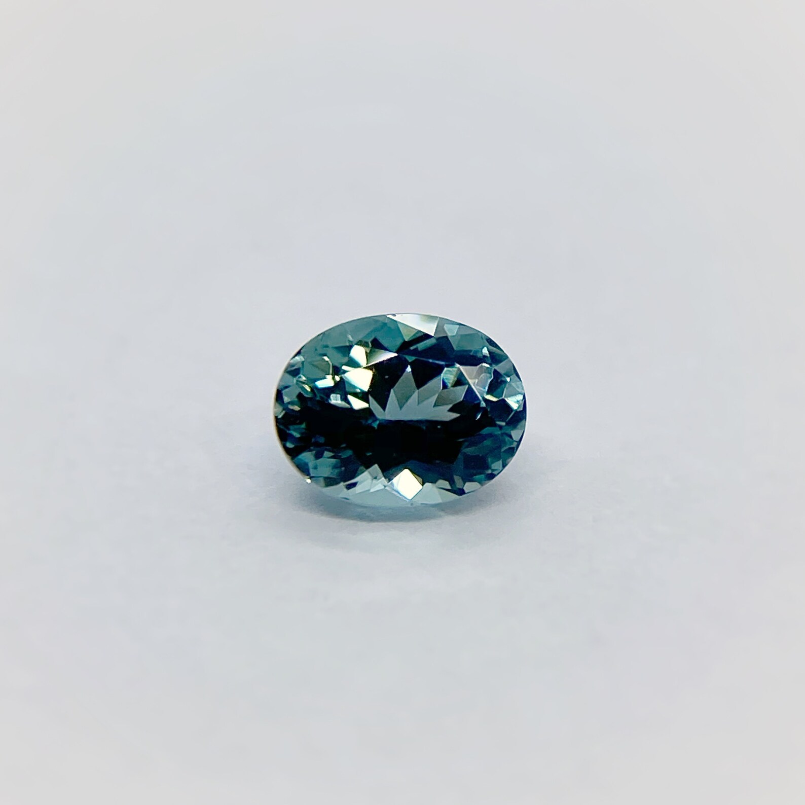 Aqua Tourmaline 0.55 ct 5x4mm Oval Tourmaline Aqua Blue Etsy