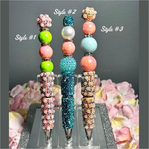 Pearl & Rhinestone  Beaded Pens