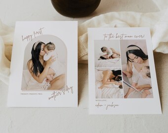 First Mothers Day Card, Photo Mothers Day Card, Printable Mothers Day Card with Picture, Mothering Sunday Card, Card for Wife, Card for Mum