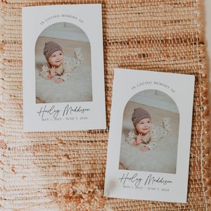 Child Funeral Program Template Boy, Funeral Booklet for Baby Boy, Infant Loss Memorial (Digital Download: US Letter & A4 Size)