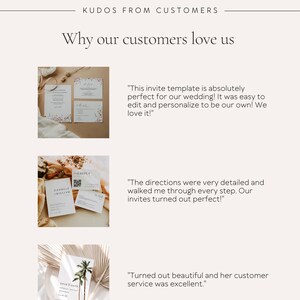 Terracotta Wedding Invitation Suite, Rust Wedding Invite Set, Desert Wedding Invitation with RSVP, Boho Floral Wedding Invite Printable image 8