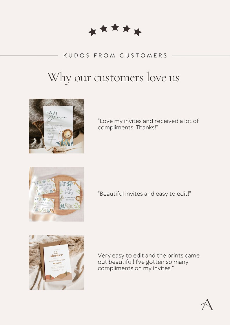 Boho Baby Shower Invite Bundle, Rust Orange Invitation Digital Download, Canva Baby Shower Invitation Template, Books for Baby image 8