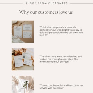 Watercolor Spring Wedding Invitation Template, Peach Floral Wedding Invite Digital Download, Colorful Invitation with Photo image 8