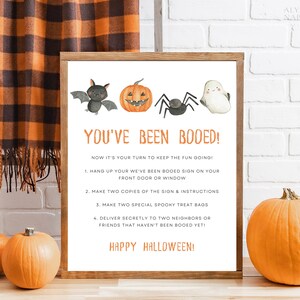 Weve Been Booed Sign Template Youve Been Booed Printable Etsy