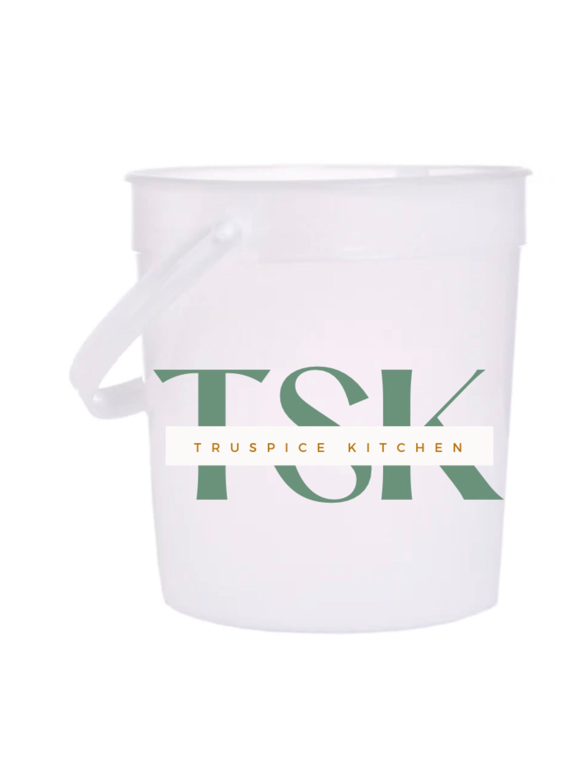 32oz Clear Plastic Buckets with Handle Drink Rum Buckets Parties