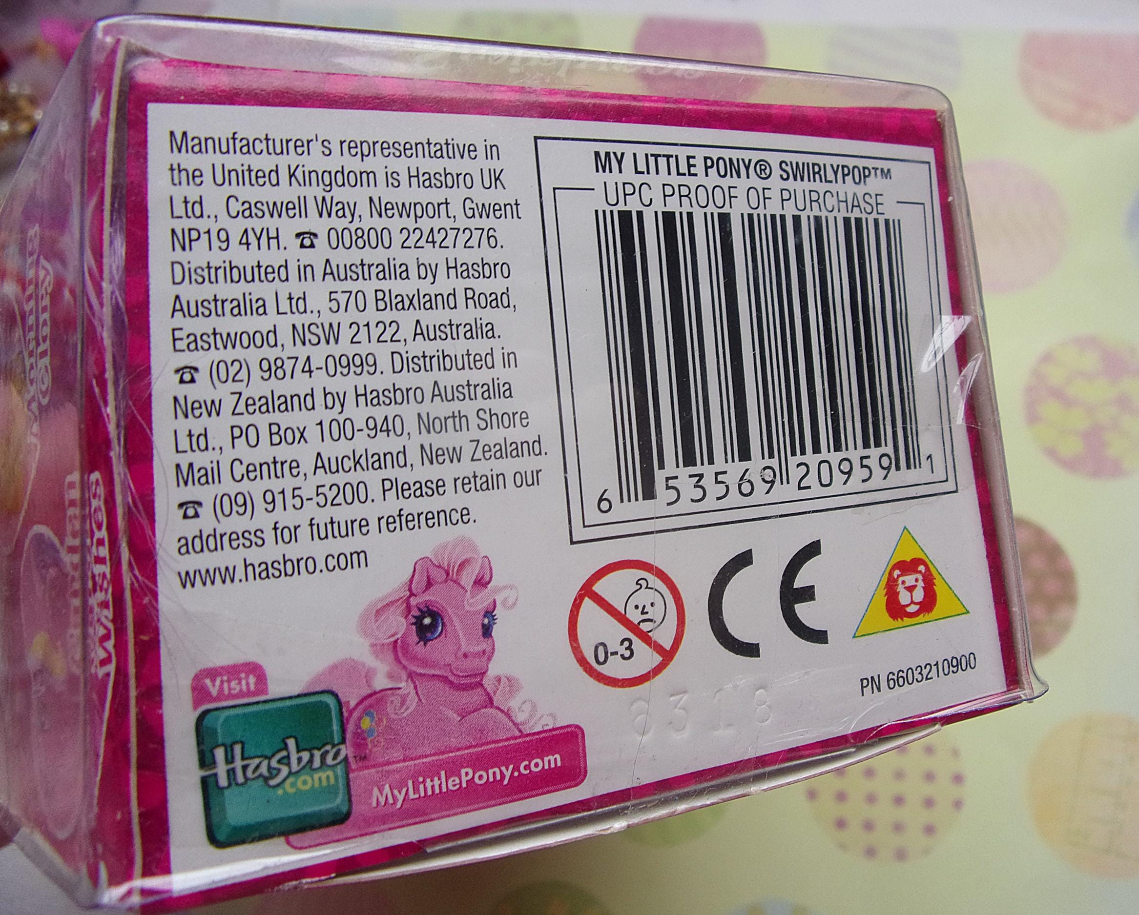 Swirly Pop ~ Lollipop Cutie Mark / Princess My Little Pony