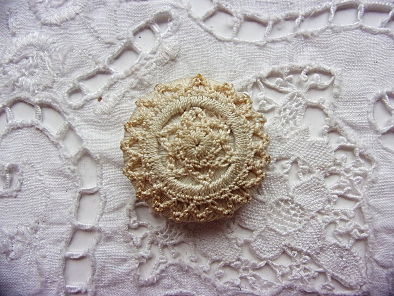 organic RARE Antique Bone Button Forms  Molds for delicate intricate crocheted buttons SUPERIOR QUALITY Brand natural