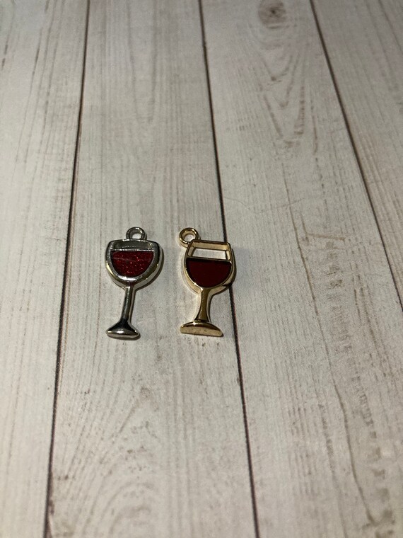 Red Wine Glasses Etsy