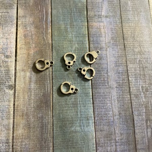 Silver handcuff Charm