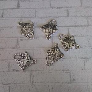 Silver Stingray Charm