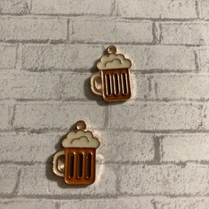 Enamel beer mug drinks