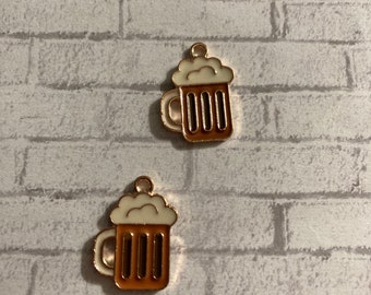 Enamel beer mug drinks