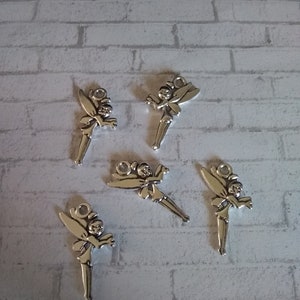 Silver fairy Charm