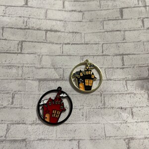 Enamel Halloween house