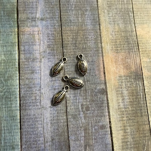 Silver football Charm
