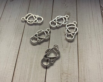 Silver stethoscope charm