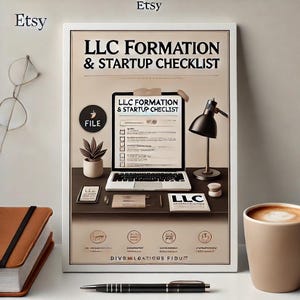 LLC Startup Guide for New Entrepreneurs | Step-by-Step Digital Download | How to Start an LLC in Any State | Small Business Formation Kit