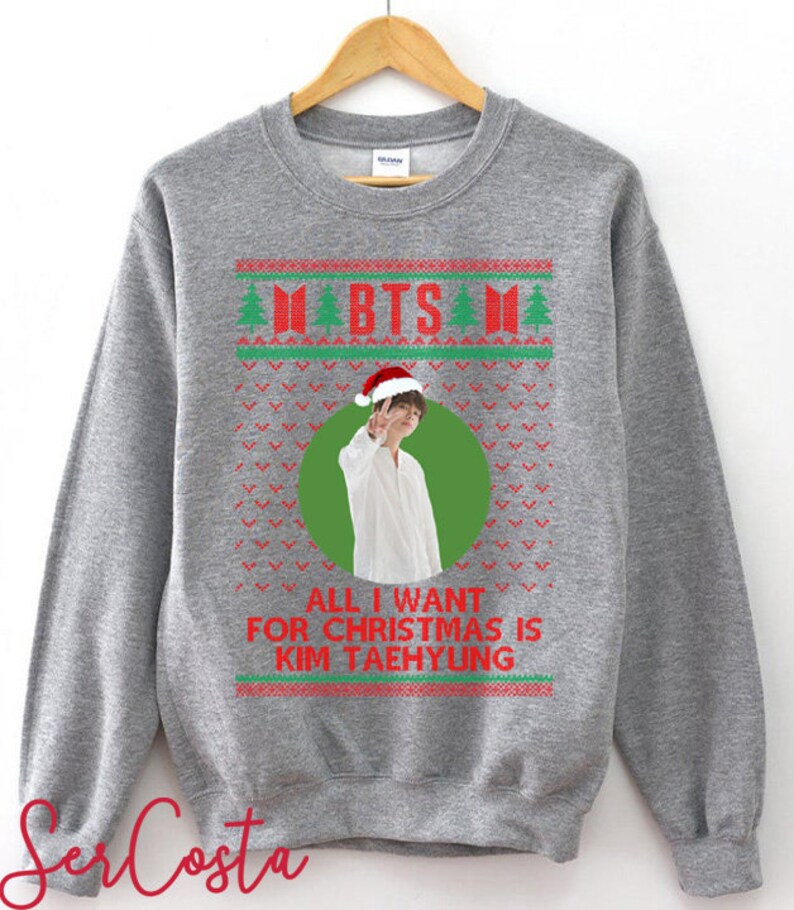 bts christmas sweater