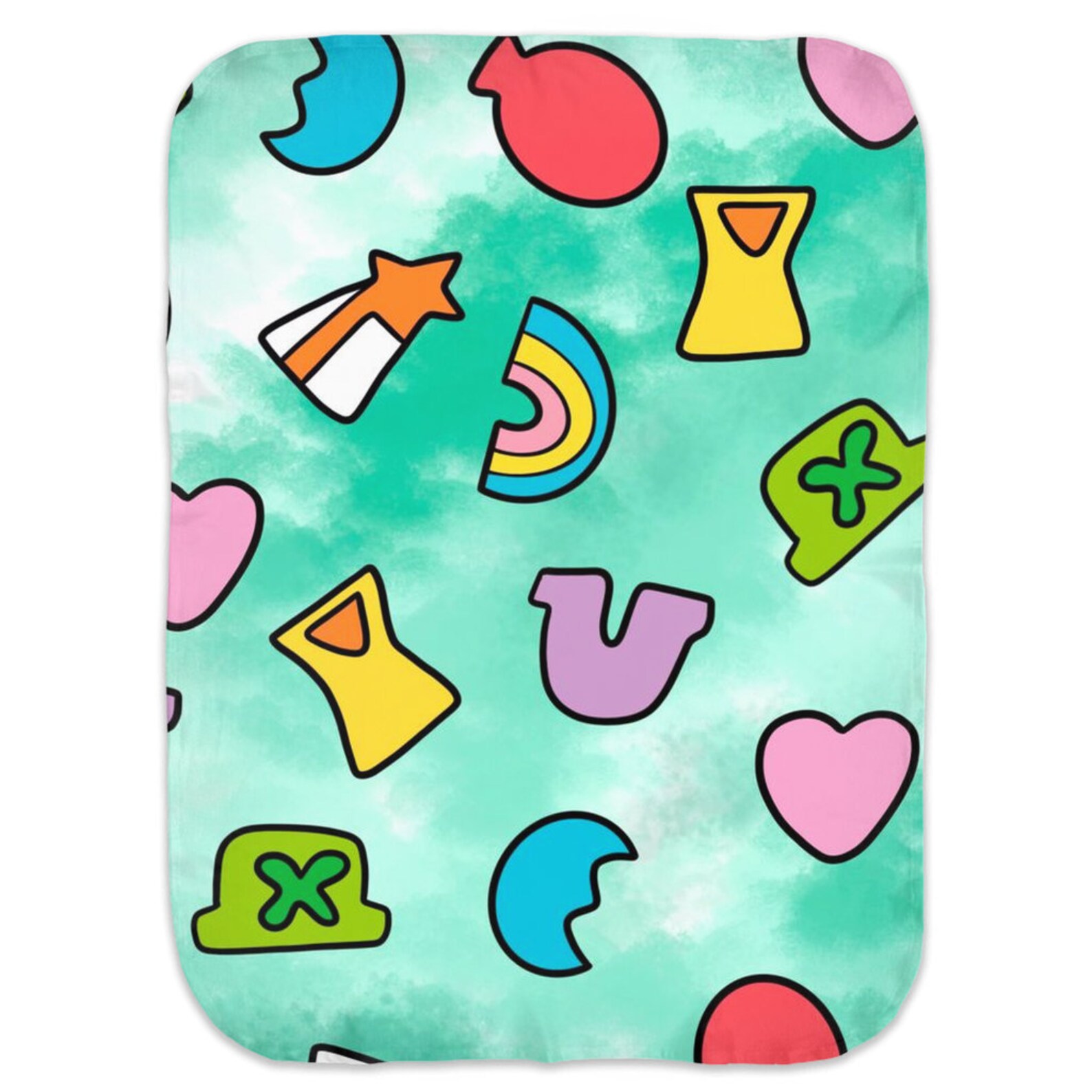 Lucky Marshmallow Charm Baby Swaddle Blanket Etsy